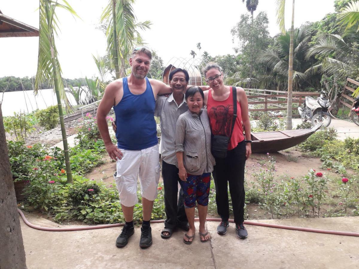 Hong Thai River Side Homestay Ben Tre Bagian luar foto